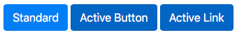 Active buttons with a standard button for comparison