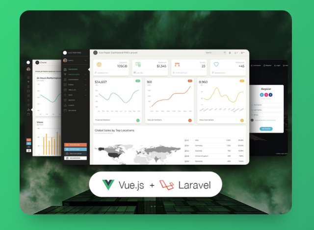 Vue Paper Dashboard 2 PRO Laravel